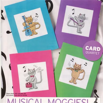 

CD408 Cross Stitch Kit Package Greeting Cards Needlework Counted Cross-Stitching Kits Christmas Mother's Father's Day Birthday