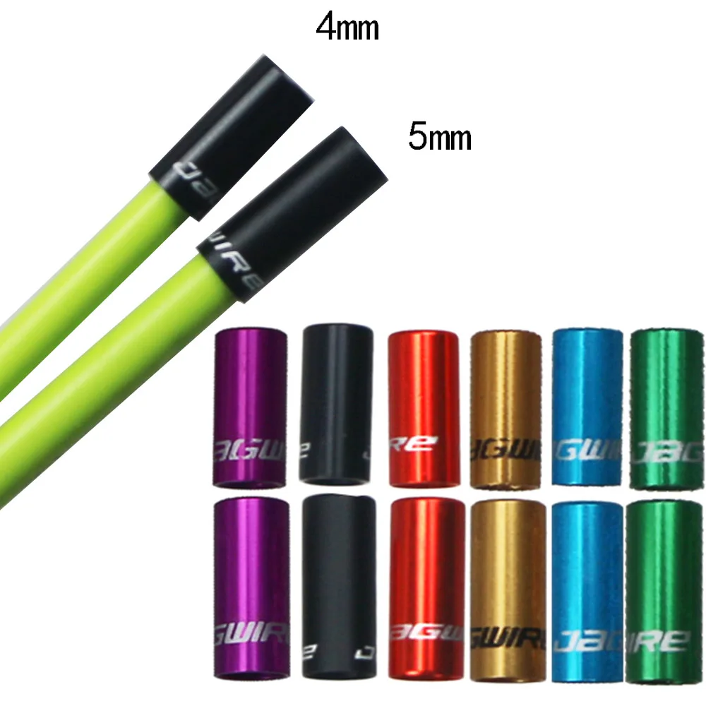 Jagwire MTB Mountain Road Bike Alloy Aluminum 5mm Brake cable Housing Ferrules Tube end cap 4.5mm shifter derailleur Wire Tip Jagwire MTB Mountain Road Bike Alloy Aluminum 5mm Brake cable Housing Ferrules Tube end cap 4.5mm shifter derailleur Wire Tip