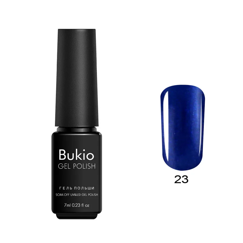 Bukio 29 чистых цветов Гель-лак 7 мл полуперманентные эмали замочить от УФ-гель лак для маникюра и ногтей дизайнерские украшения - Цвет: 23