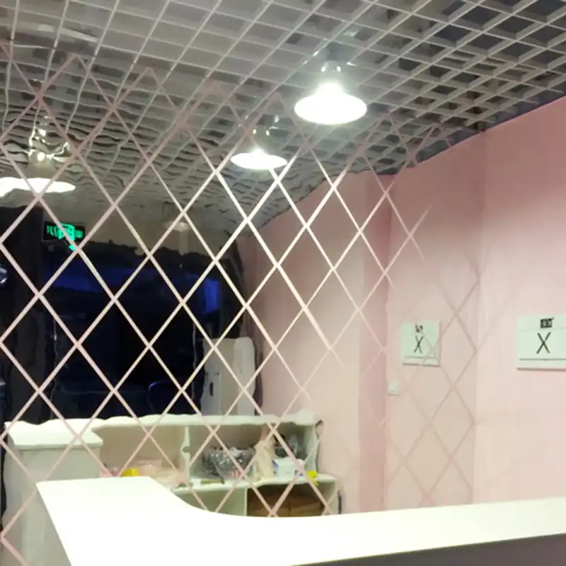 Diamantes forma espelho adesivo de parede acrílico triângulos removível arte da parede casa decoração diy decalques de parede arte para sala estar