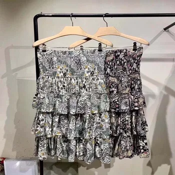 

Women Skirt New Spring / Summer 2020 Printed Midi Skirt Casual Skirts Womens