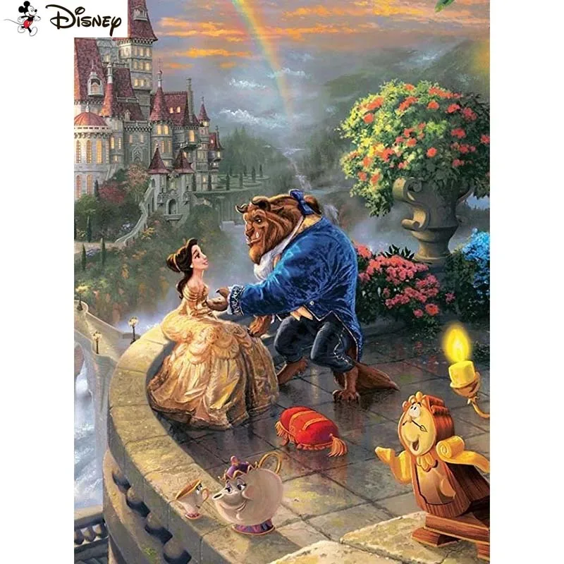 Thomas Kinkade Beauty And The Beast Puzzle