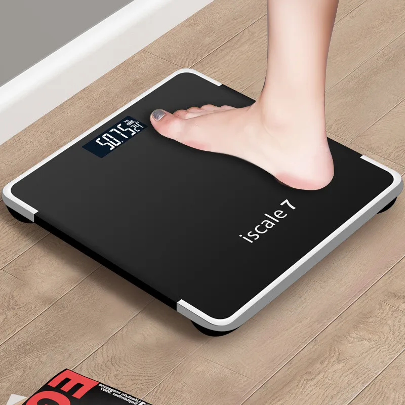 Электронные весы светодиодный цифровой дисплей определение веса пол электронный умный баланс тела бытовые ванные комнаты 180 кг
