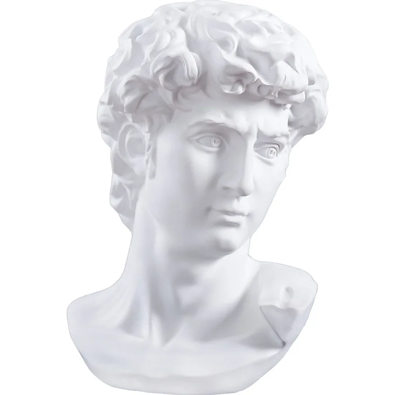 

European Greek Character Statue Bust Sketch Resin Ornaments Home Decoration Accessories Venus Character Sculpture Desktop Crafts