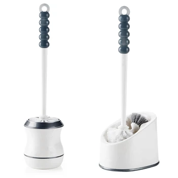 

Toilet Brush And Holder,Toilet Bowl Cleaning Brush Set, R9JC
