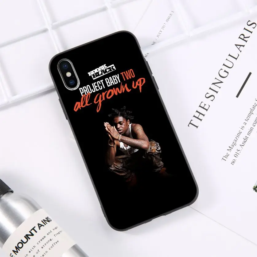 HTxian Kodak Black Rapper Soft Silicone TPU Phone Cover for iPhone 11 pro XS MAX 8 7 6 6S Plus X 5 5S SE XR casese 2020
