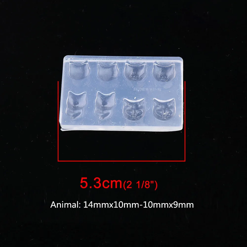 DoreenBeads BSilicone Смола форма для изготовления ювелирных изделий нерегулярные прозрачный цветок Фламинго рождественские ювелирные аксессуары 1 шт