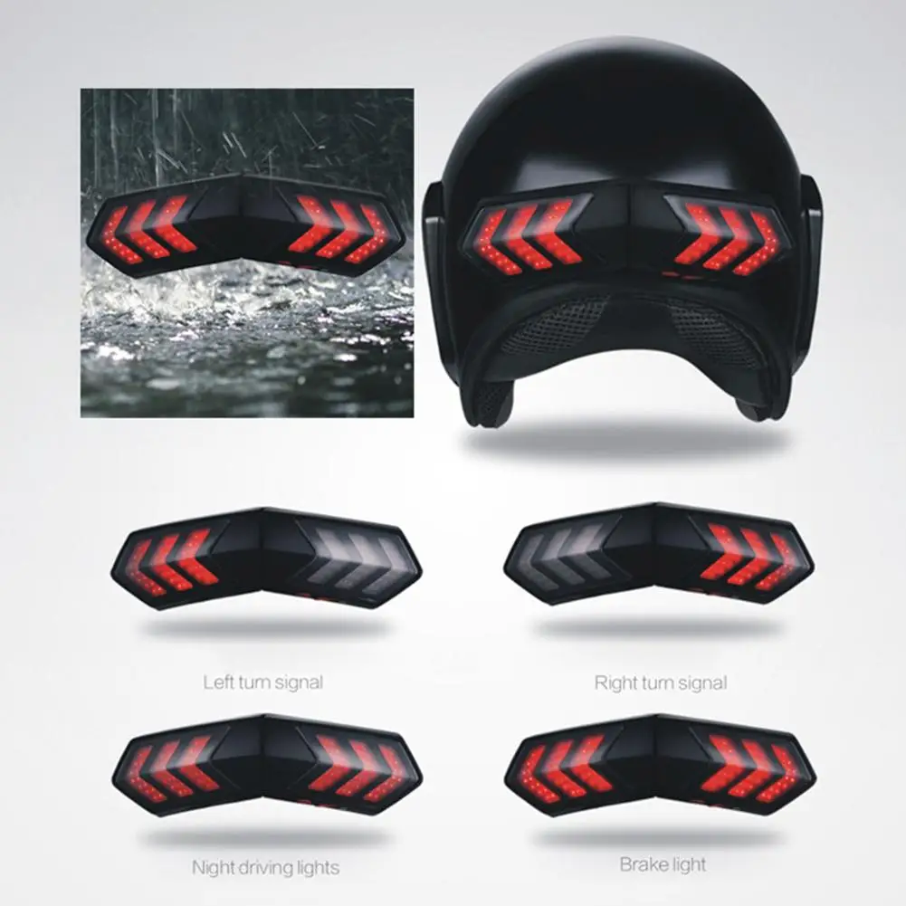 Motorcycle Electric Car Smart Helmet Light Off-road Wireless Synchronization Vehicle Signal Indicator 12V