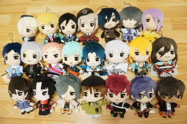 Touken Ranbu ONLINE Nuiko Мягкая Плюшевая Кукла Kunihiro Yamanbagiri Yasusada Yamatono kami Kashu Kiyomitsu Ookurikara |