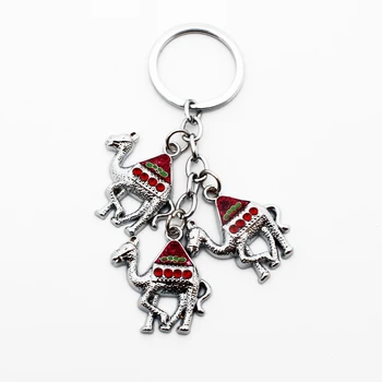 

FREE SHIPPING BY DHL 100pcs/lot New Creative Zinc Alloy Metal Camel Keychains Camel Keyrings Camel Keyholders Animal Gifts