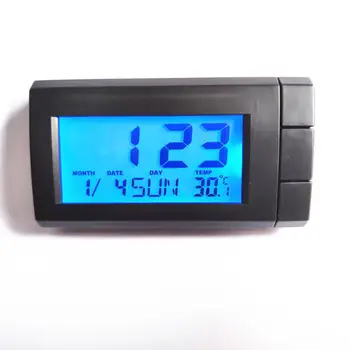 

Portable 2 in 1 Car Digital Clock & Temperature Display Mini Auto Watch Car Automotive Month Date Backlight Decoration Ornament