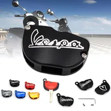 Funda Universal para llave de Vespa, carcasa protectora de aluminio CNC para motocicleta Piaggio GTS SPRINT PRIMAVERA 150 300 125, accesorios