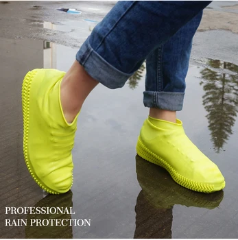 

Boots Waterproof Shoe Cover Silicone Material Unisex Shoes Protectors Rain Boots Indoor Outdoor Days Unisex Shoes Protectors