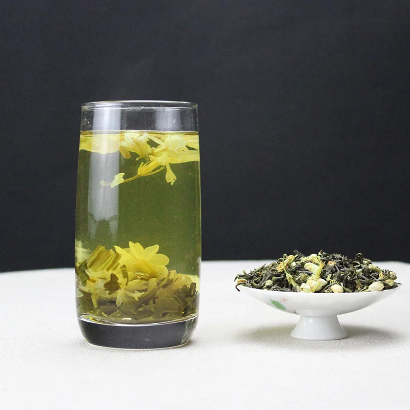 Chinese Jasmine Flower Maofeng Green Tea Real Organic New Early Spring Jasmine Tea for Weight Loss Green Food Health Care