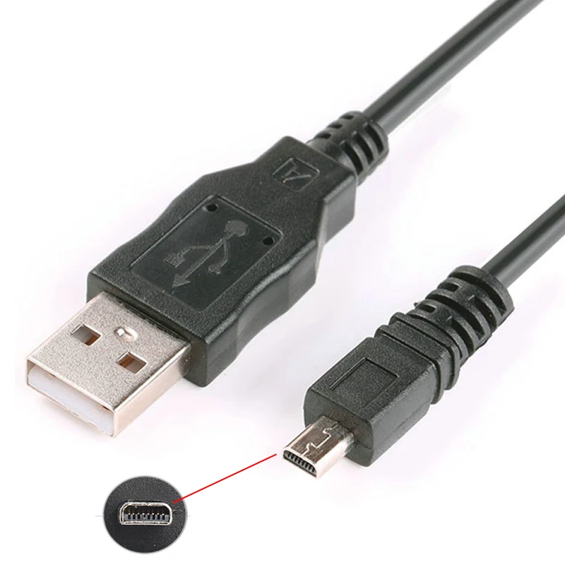 Кабель USB для Nikon Coolpix D7100 D5300 D5200 D5100 D3300 D3200 S9500 UC-E16 E17 S3100 S3000 S2 S31 S32 S2750 S2700 S230 S203 |