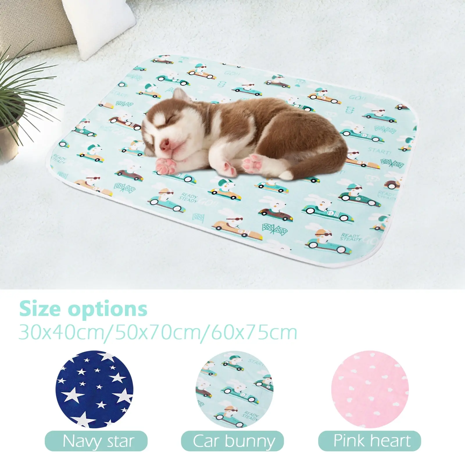 

Three-layer Fabric Waterproof And Breathable Changing Pet Mattress Waterproof Dog Puppy Changing Pad Kitten Cat Cotton Pad^_^