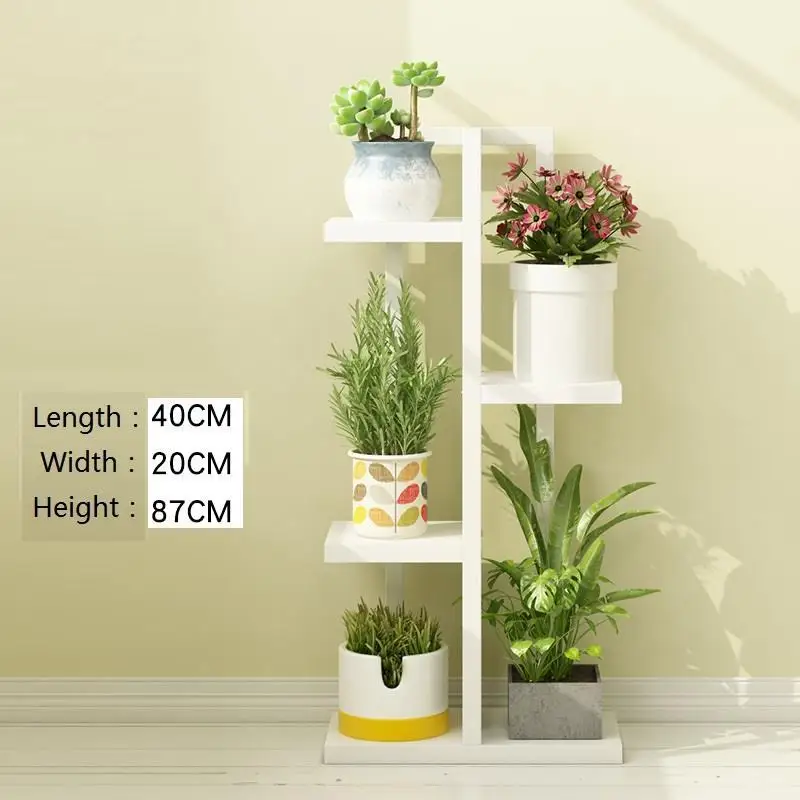 Version L Urbano Madera Suporte Flores плантенреккен лестница садовые полки для наружной стойки балкон цветок стойки Dekoration завод полка - Цвет: Version L