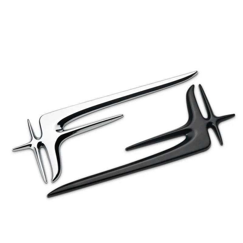 

Car Metal Extended Side Label Decoration Sticker For Mercedes-Benz C-Class E-Class Side Logo Modified Decoration Sticker
