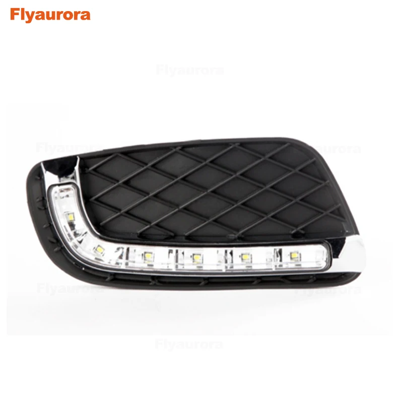 Для Mercedes Benz W203 W210 EClass W211 E200 E260 W204 W463 G500 G55 GL450 X164 Автомобильный светодиодный Габаритные огни DRL Противотуманные светильник Fit