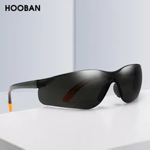 

HOOBAN Fashion Sports Sunglasses Men Women Vintage Running Fishing Sun Glasses Stylish Outdoor Eyeglasses Goggle UV400