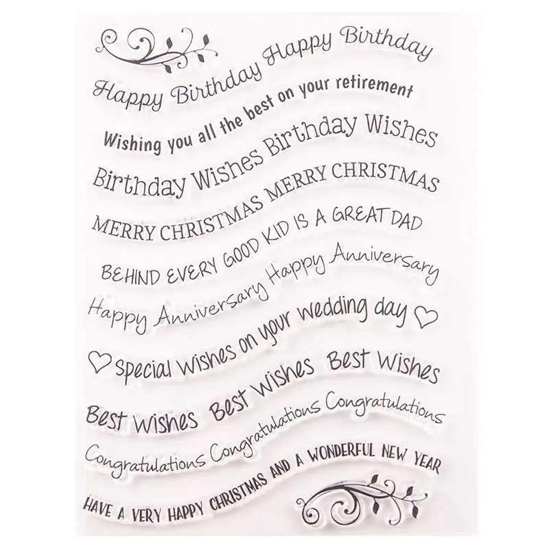 6" DIY Plastic Embossing Folders with Clear Stamp and Cutting Die Cuts Scrapbooking Embossed Stamping Template Card Making Set