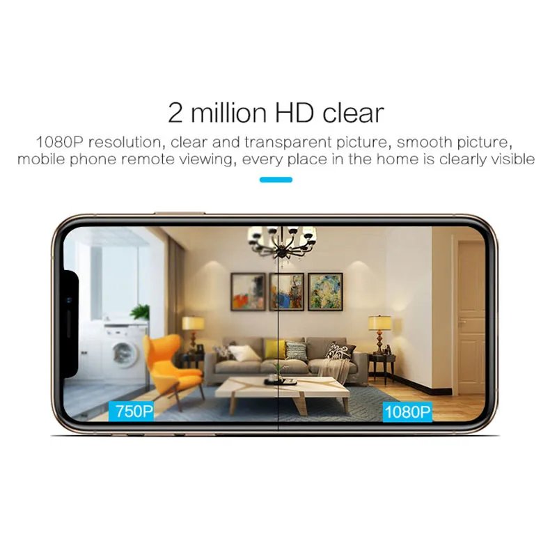 Мини-камера для домашней безопасности, беспроводная, Wifi, HD IP, 1080 P, DVR, ночное видение, телефон, удаленное приложение, камера безопасности с кронштейном