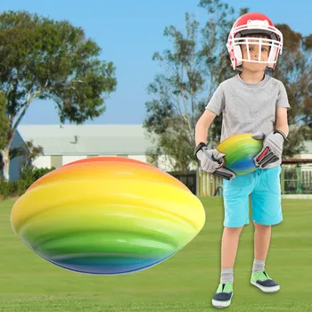 

Children Gift Anti Skid Sports Fitness PU Leather Ball Toy Pressure Safe Portable Practical Rugby Brain Development Eco Friendly