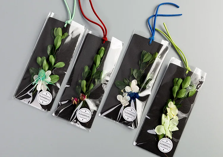 Entirely Handmade Dried Flower Cards Creative DIY Dried Flower Bouquet Bookmark Teacher's Day Birthday Confession Card Manufactu