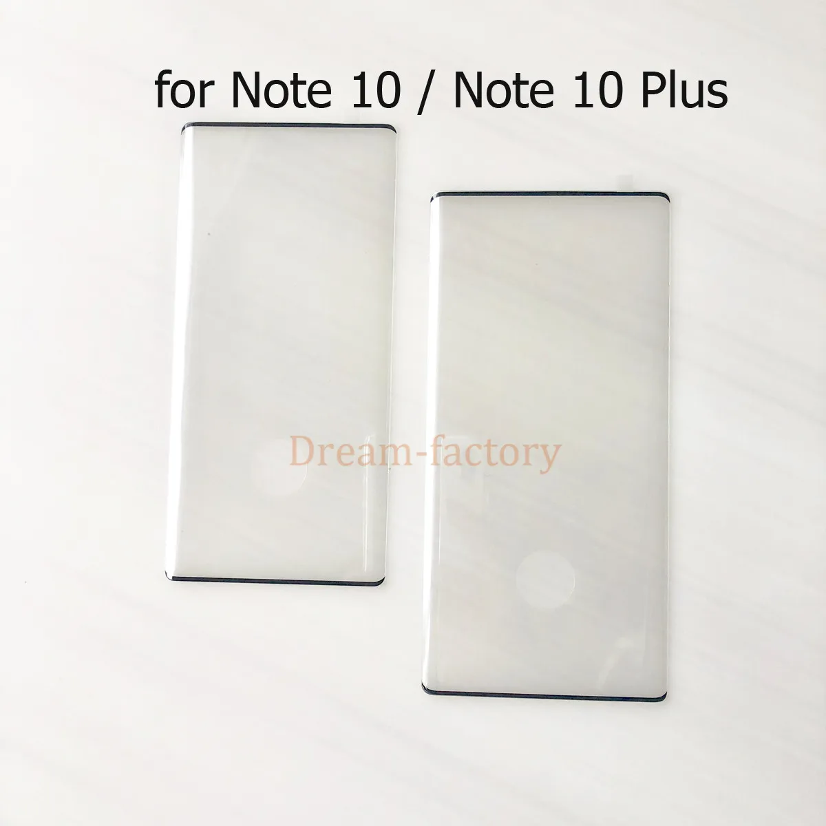 100 шт DHL для samsung Note 10 Plus 3D изогнутый край боковой Клей закаленное стекло