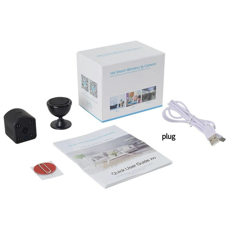 720P HD мини Wifi IP камера с датчиком движения, ночное видение, Аудио Видео рекордер, камера для дома, офиса, детский монитор