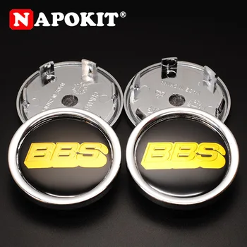 

4pcs/lot Outer 65mm 56.5mm Inner Car Wheel Center Hub Cap Badge Hubcap Cover for BBS Gold Logo Car Rim Decoration Accessories