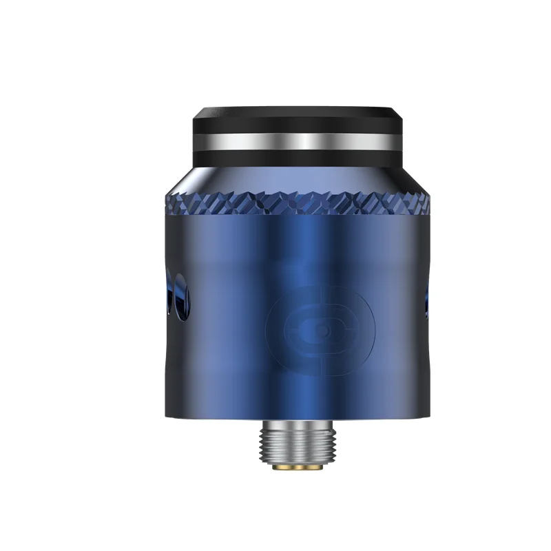 Blue Augvape OCCULA RDA атомайзер внутренний-подседельный хомут дизайн 24 мм 5 мл Peek Insulatore 10 м кончик капельного потока Двойной Вниз Vape танк - Цвет: Blue