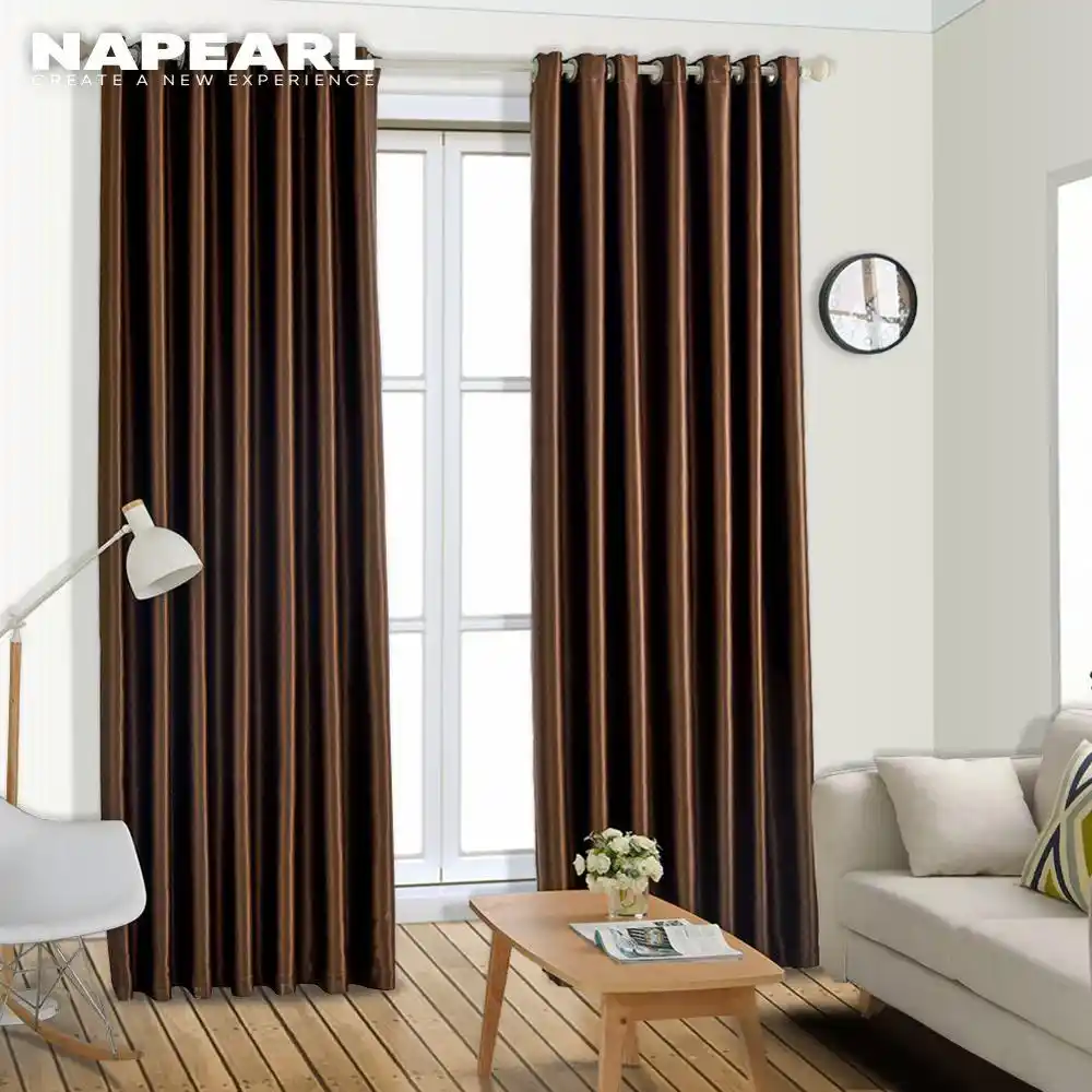 Napearl Solid Color Blackout Curtains Finished Living Room Bedroom Full Curtain Shading Blind For Office Sunshade Night Curtain Blackout Curtains Curtains Shadingcurtain Blinds Aliexpress