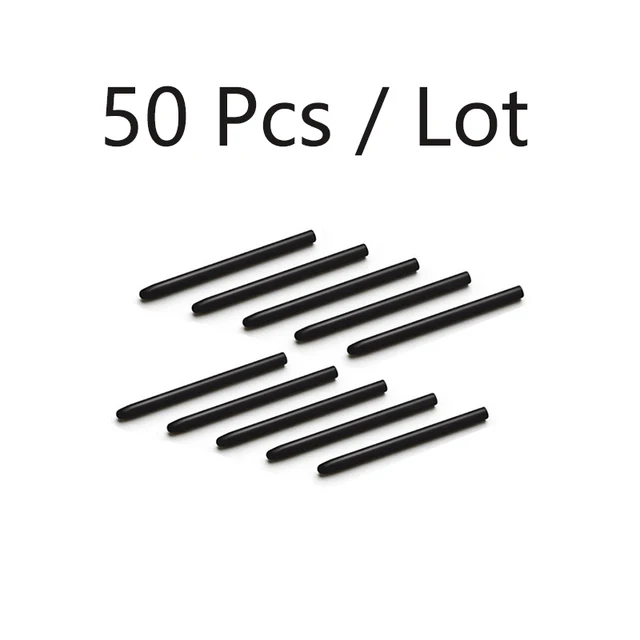 Universal Black Standard Replaceable Pen Nibs Stylus Tip for Wacom Pen Intuos Pen Bamboo Pen 50 Pcs Per Lot