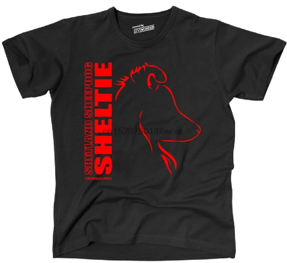 

2019 New Men Tee Shirt Schnappchen T Shirt Shetland Sheepdog Sheltie Profil Hunde Wilsigns Siviwonder Summer T Shirt