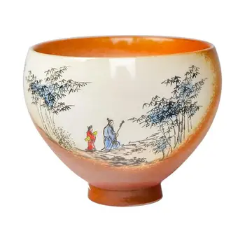 

Chinese Style Pattern Teacups Hand Painted Kung Fu Tea Cup Porcelain Tea Bowl for Puer Sake Bowl Pottery Master Cup Drinkware