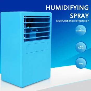 

Air Cooler Air Conditioning Fan Cooler The Quick Cool Space Electric Conditioner Fan Device Home Office Spray Humidification