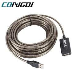 High - Speed USB 2.0 Extension Cable - Male to Female Adapter - 5m