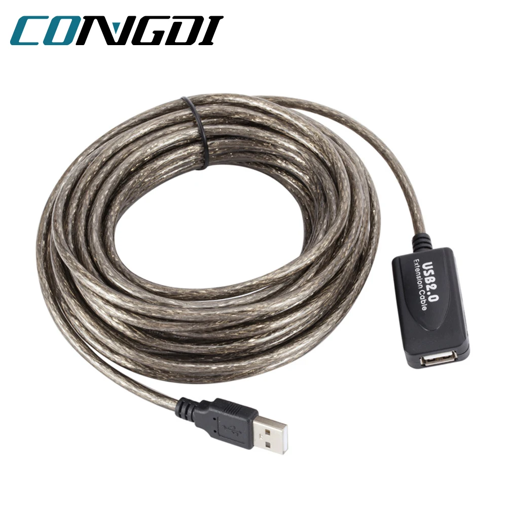 15 м/10 м/5 м USB 2 0 кабель-удлинитель высокого Скорость Мужской к женскому удлинитель