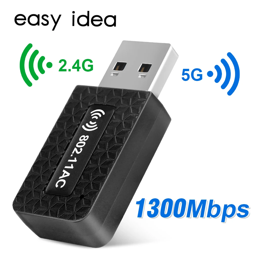 Wi fi 5 ГГц USB Wifi адаптер 1300 Мбит/с wi fi адаптер wi fi адаптер wi fi USB 3,0 антенна Ethernet приемник сетевая карта wi fi модуль для ПК|Сетевые карты| | АлиЭкспресс