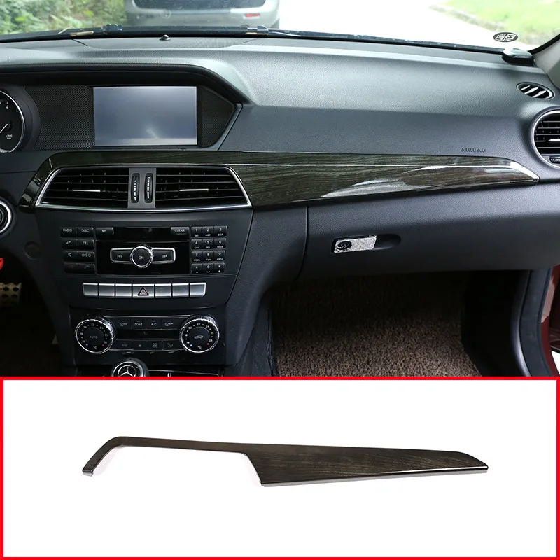 Для Mercedes Benz C Class W204 2010 2013 автомобильный хромированный ABS внутренний центральный