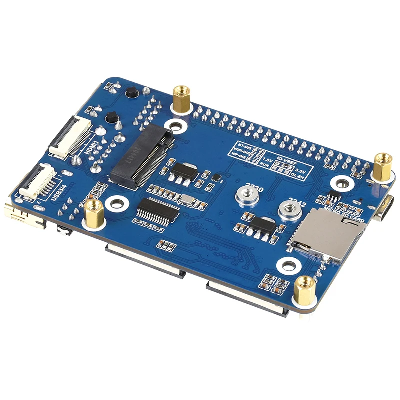 Mini Placa de Base para Módulo de Computador Placa de Base para Raspberry pi Cm4 com Módulo de Computador Cb4. Dsi Rtc Ventilador Usb Rj45 Gigabit M.2 Ranhura para Cm4 - Imagem 6