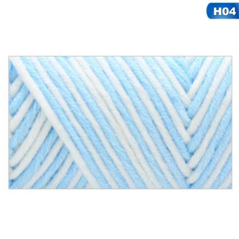 100g Colorful Milk Cotton Thread Bar Needlework Hand DIY Scarf Line Warm Household For Hand Knitting DIY Sweater Blanket Scarf