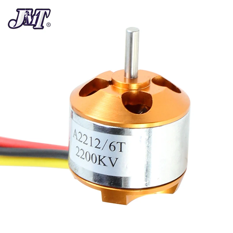 JMT A 2212 A2212 2200KV бесщеточный мотор с внешним креплением 6T для радиоуправляемого