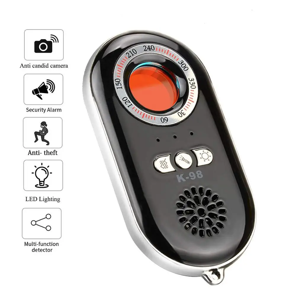 

Wireless Anti-Spy RF Signal Laser Camera Detector Finder Theft Personal Security Alarm Motion Vibration Sensor For Hotel