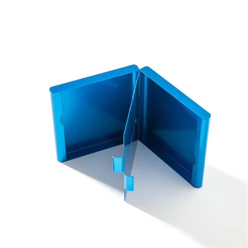 

Aluminum Metal Pocket Cigarette Case Storage Box For 20 Cigarettes Women Empty Cigarette Cases Container Boxes