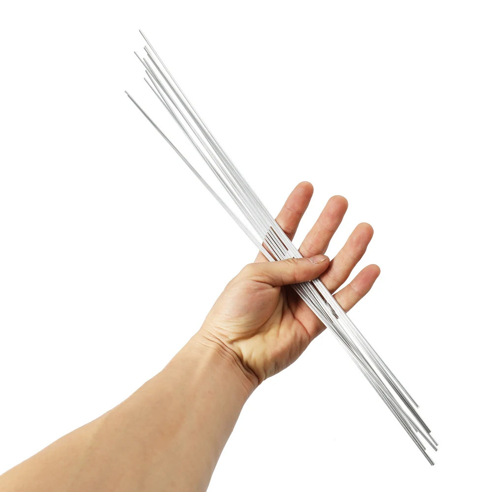 Aluminum Welding Wire Low Temperature Flux Cored 2mm*500mm Al Soldering Rod No Need Solder Powder 10pcs 20pcs 50pcs | Инструменты