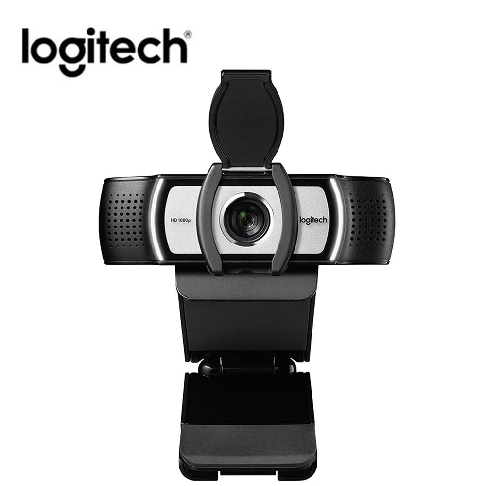 

Logitech C930c 1080p HD Webcam with Privacy Shutter 90-Degree View Web Cam 4x HD zoom Webcam for laptop, LCD or CRT monitor