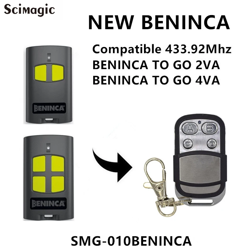 1 шт. 433 92 МГц BENINCA GO 2VA/TO 4VA двери гаража дистанционного Управление Роллинг код