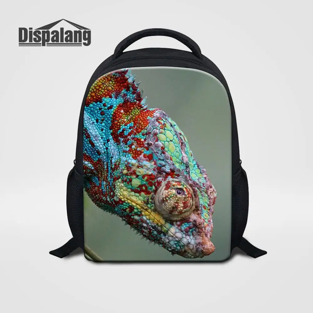 Backpack19 Dispalang школьный рюкзак для мальчиков 12 дюймов Мини милый рюкзак с принтом ящерица для мальчиков Детский рюкзак - Цвет: Backpack19